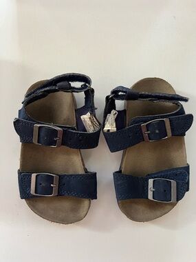Carter’s Toddler Size 7 Navy Blue Buckle Sandals